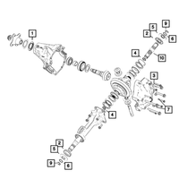 New Genuine Mopar Shaft Axle Intermediate 2021-2024 OE 68531555AA