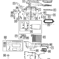 New Genuine Jeep Grand Cherokee A/C Actuator Heater (2021-2025) OE 68542636AA