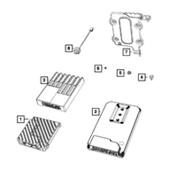 New Genuine Mopar Amplifier 2017-2023 OE 68549088AA