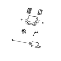 New Genuine Jeep Grand Cherokee Key Fob Transmitter (2021-2023) OE 68582689AB