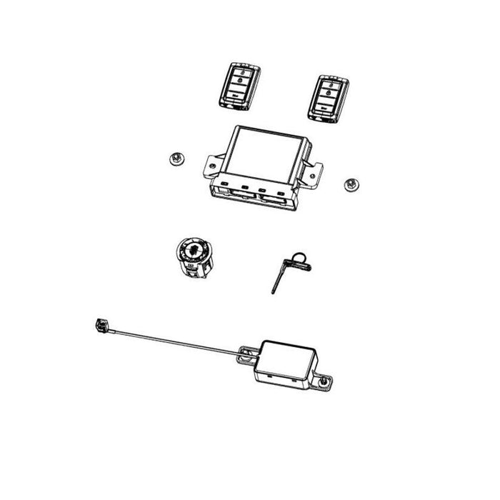 New Genuine Jeep Grand Cherokee Key Fob Transmitter (2021-2023) OE 68582689AB