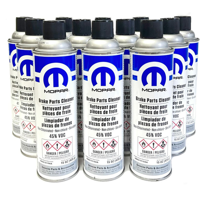 Genuine Mopar Brake Cleaner Aerosol Parts Clean 12 Box Case 15oz. OE 68621515AA