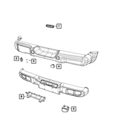 New Genuine Mopar Lamp Rear Fog 2021-2024 OE 68633937AA