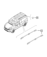 New Genuine Mopar Plug Kit Roof Rack Side Rail 2015-2022 OE 6RW32JXWAA