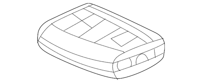 Genuine Acura RDX Key Fob Remote Assembly (Driver 1) (2022-2024) OE 72147TJBA61