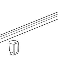 New Genuine Acura TL Front Door Belt Molding Right (2009-2014) OE 72410TK4A02