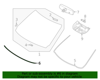 New Genuine Nissan Mldg W/S Lower OE 727726RA0A