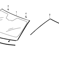 Genuine Acura TLX Front Windshield Molding (2021-2022) OE 73150TGVA01