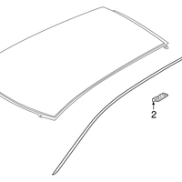 New Genuine Nissan Clip Moulding 73858JK05A / 73858-JK05A OEM