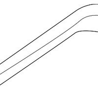 New Genuine Nissan End Cap-Rear Rh 738704CC1A / 73870-4CC1A OEM