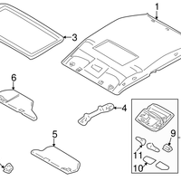 New Genuine Nissan Grip Assy Assist 739405M003 / 73940-5M003 OEM