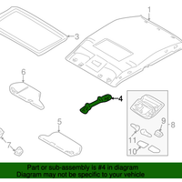 New Genuine Nissan Grip Assy Assist 739405M003 / 73940-5M003 OEM