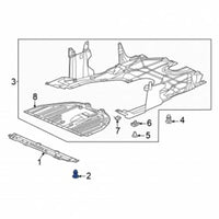 Genuine Honda Accord Hybrid Engine Cover Shield Lower (2018-2021) OE 74110T20A00