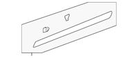 Genuine Acura MDX Front Door Molding Garnish Left (2025-2026) OE 75332TYAA11ZK