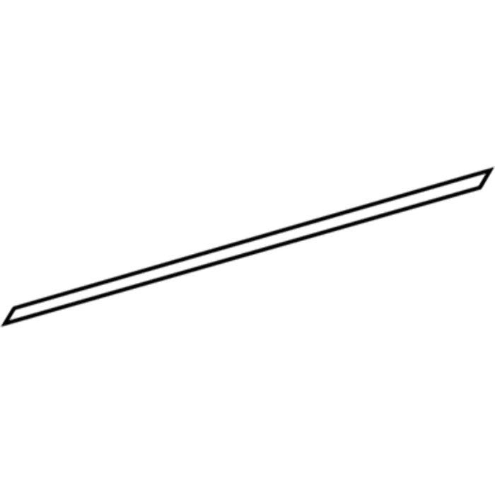 Genuine Toyota OE Pad, Rr Door Outside 75797-42020