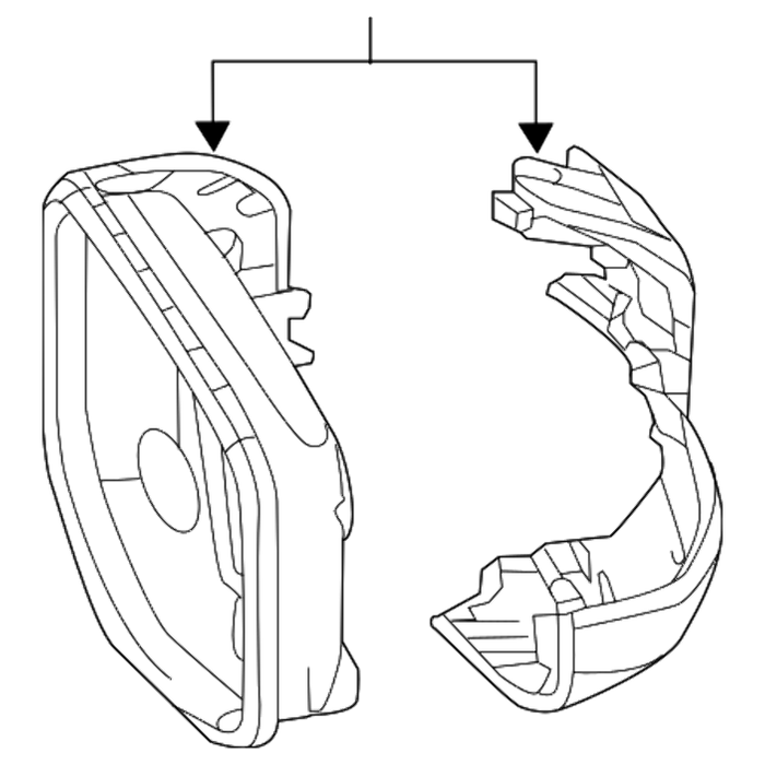 Genuine Acura TLX Door Mirror Housing Support Left (2015-2020) OE 76255TZ3A02