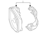 Genuine Acura TLX Door Mirror Housing Support Left (2015-2020) OE 76255TZ3A02