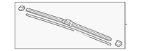 Genuine Acura RLX Front Windshield Wiper Blade Left (2014-2020) OE 76620TY2A03