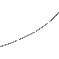 Genuine Toyota OE Protector, Rr Spoile 76874-WB001
