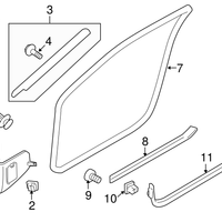 New Genuine Nissan Clip OE 76988JF00A
