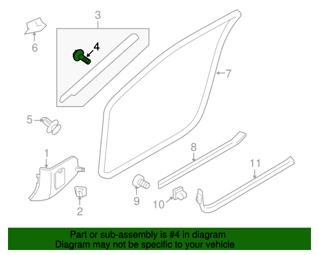 New Genuine Nissan Clip OE 76988JF00A
