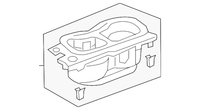New Genuine Acura TLX Cup Holder Black (2019-2020) OE 77230TZ4A61ZA