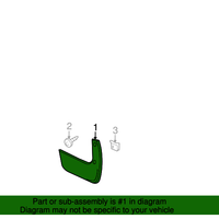 New Genuine Nissan Mudguard Set-Rear,Lh 78813ED900 / 78813-ED900 OEM