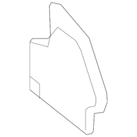 Genuine Nissan Closing Plate-Rear Bumper Lh OEM 788196FL0A
