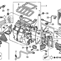 New Genuine Honda CR-V Vent Gasket Set Heater OE 79103SWAA41