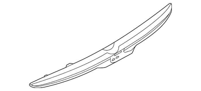 New Genuine Fiat 500x Tailgate Handle Liftgate (2022-2022) OE 7KQ42U00AA