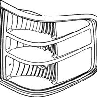 New Genuine Ford Lamp Assembly (2004-2009) OE 7L3Z-13405-BA
