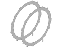 Pack of 2 Ford Transmission Clutch Friction Plate Steel Driven (2007-2019) OE