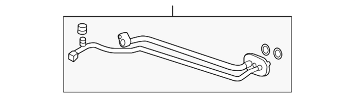 New Genuine Honda Accord AC Pipe Line (2013-2017) OE 80321T2FA01