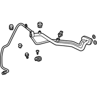 Genuine Acura TL AC Condenser Compressor Line Rear Pipe (2009-2014) 80321TK4A51