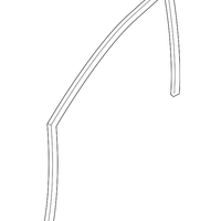 New Genuine Nissan Glass Run Rubber-Front Door Lh OE 803316LE0A