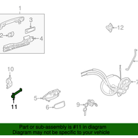 New Genuine Nissan Link Door Stopp 80430ZN61A / 80430-ZN61A OEM