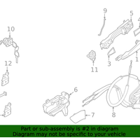 New Genuine Nissan Escutcheon-Outside Handle,Lh OE 806456RR0A