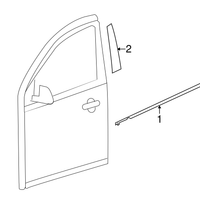 New Genuine Nissan Tape-Fr Door Rh 808183BA0A / 80818-3BA0A OEM
