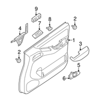 New Genuine Nissan Armrest Frt Lh 809419CL0D / 80941-9CL0D OEM