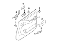 New Genuine Nissan Frontier Front Door Armrest Trim Driver Left (2014-2021) OE