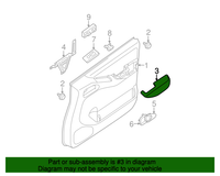 New Genuine Nissan Armrest Frt Lh 809419CL0D / 80941-9CL0D OEM