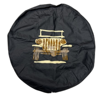 New Genuine Jeep Wrangler Spare Tire Cover Kit JK (2007-2018) OE 82213864