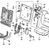 New Genuine Acura MDX Seat Recliner Lever Bezel (2010-2013) OE 82244SZAA01ZC