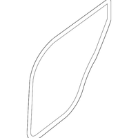 New Genuine Nissan Seal-Rear Door Partition, Lh 828393KA0B / 82839-3KA0B OEM