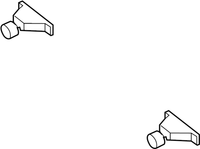 Genuine Nissan NV Sldiing Door Window Hinge Assembly (2012-2014) OE 833021PB0A