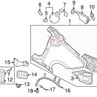 New Genuine Nissan / Infiniti Nut 846564GA0A / 84656-4GA0A OEM