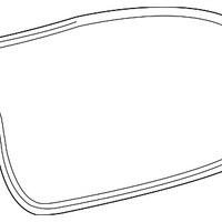 New Genuine Nissan Weatherstrip-Trunk Lid 84830ET00A / 84830-ET00A OEM