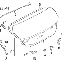 New Genuine Nissan Stopper 84840JB10A / 84840-JB10A OEM