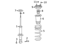 New Genuine GM Rear Shock Absorber (2021-2022) OE 84844870