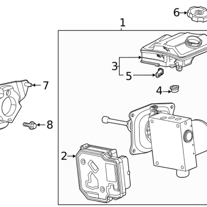 Genuine Chevy Corvette Traction Control Brake Pressure Modulator Valve (2020) OE